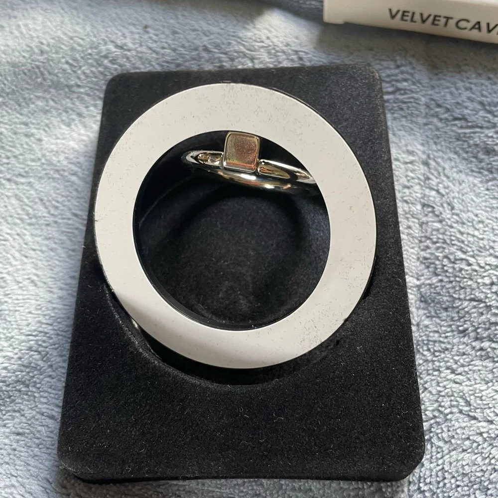 Velvet Caviar Magnetic Grip Ring Set – Cow Print Brown & Disco Cowgirl - Picture 4 of 8